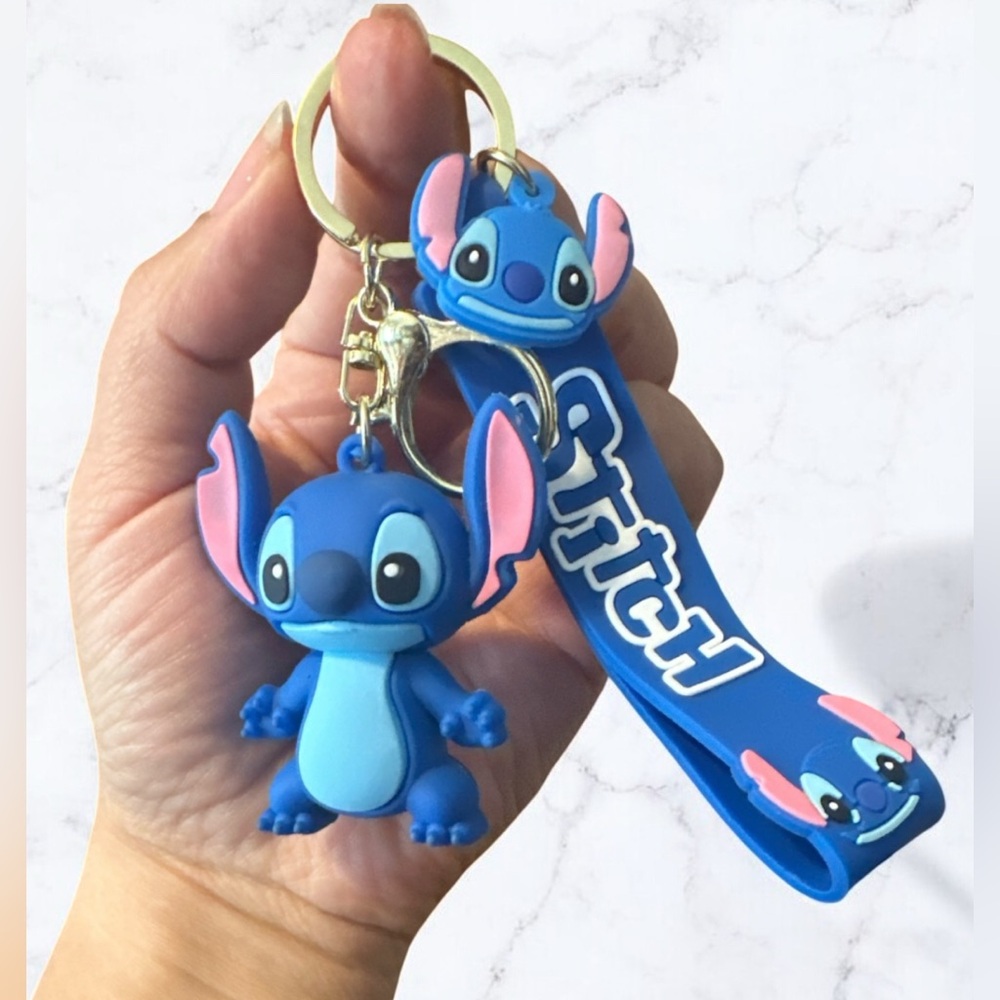 Stitch Keychain and Wristband Set (NWOT)